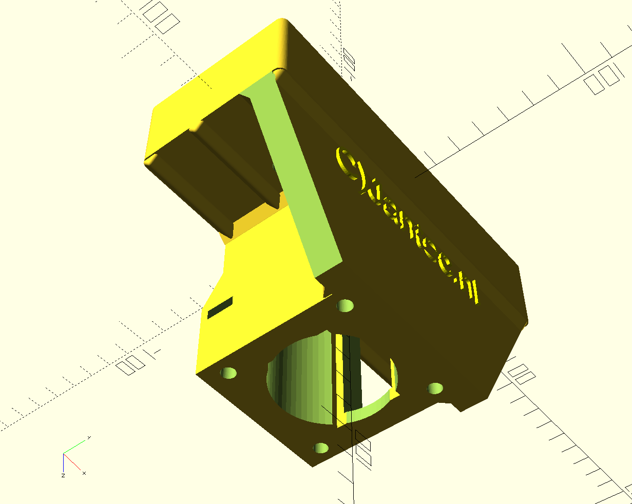 Minimill CNC conversion WMD16LV Yaxis adapter for NEMA23 direct drive