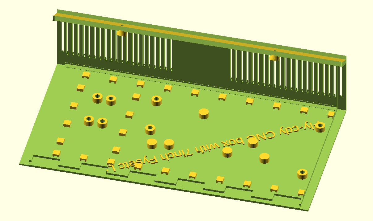 BOTTOM&FRONT PART CNC FLYCDY CONTROLBOX BY JANTEC.NL