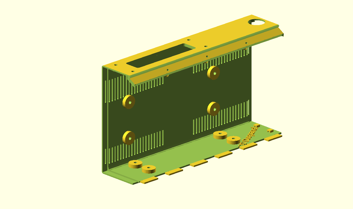 REAR&TOP PART CNC FLYCDY CONTROLBOX BY JANTEC.NL